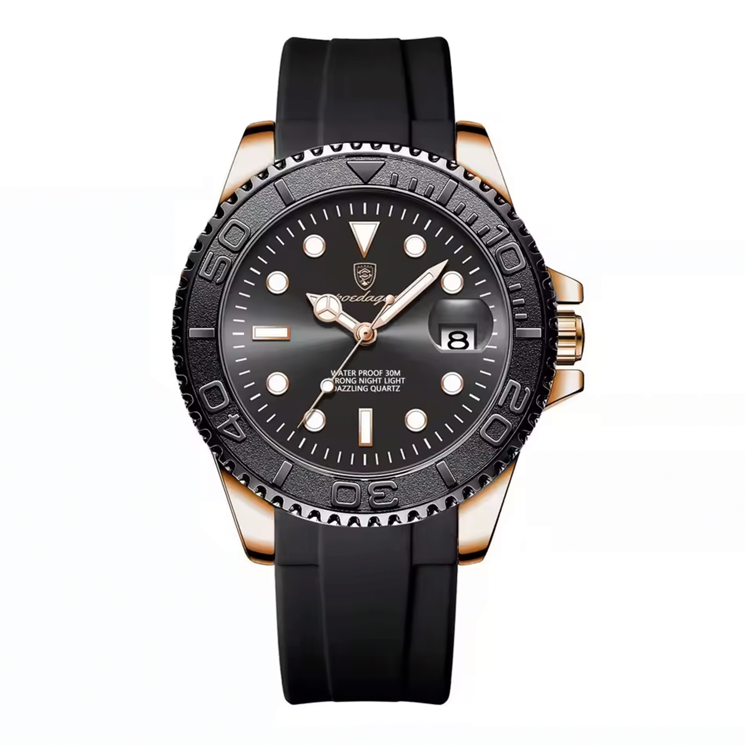 Ceas Quartz Imperium de 40 mm din oțel inoxidabil cu sticlă tratată