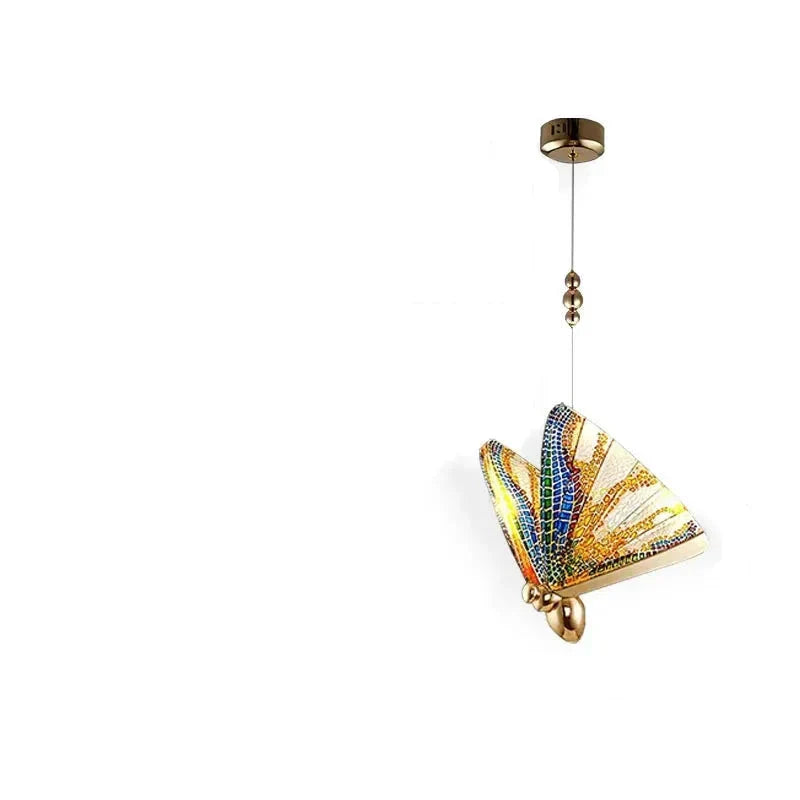LumiMoth kunstnerisk sommerfuglpendellampe for stue