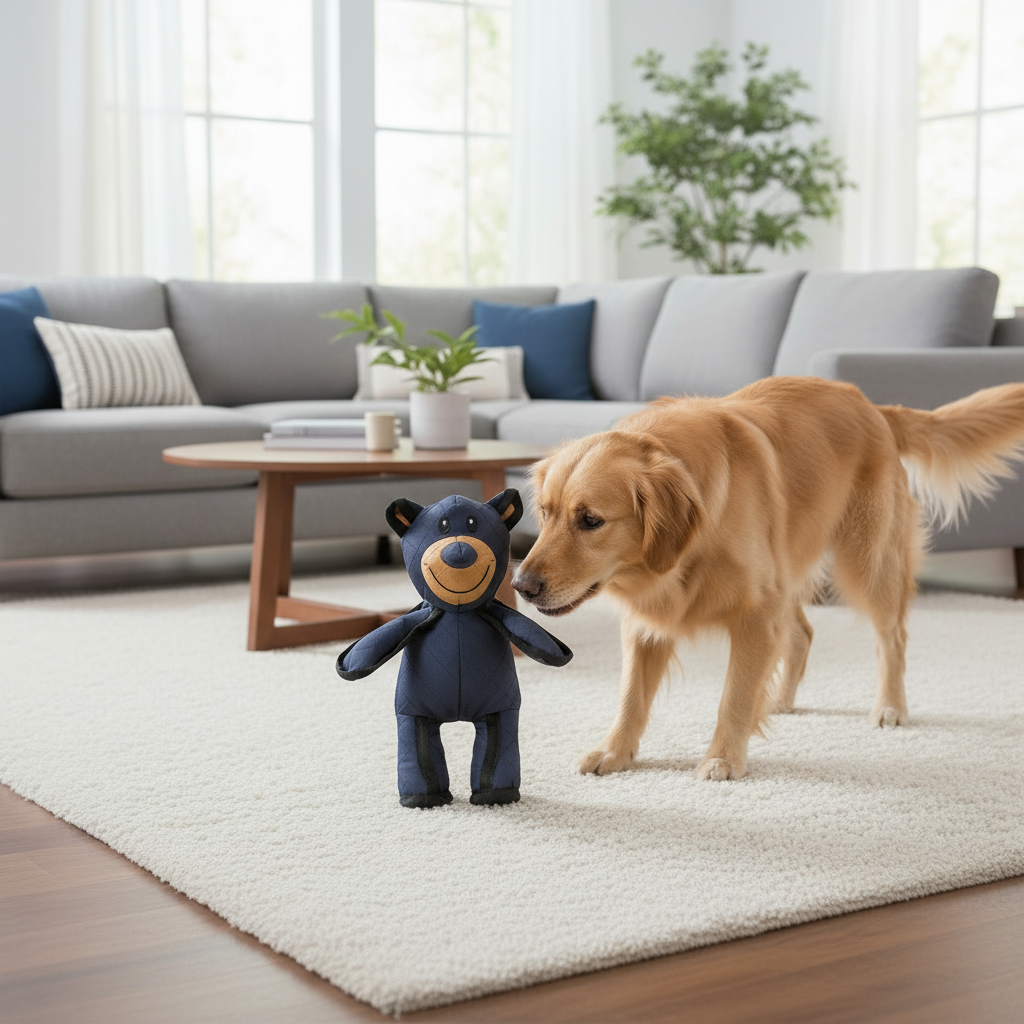Juguete interactivo para perros PawPulse con chirriador para perros activos
