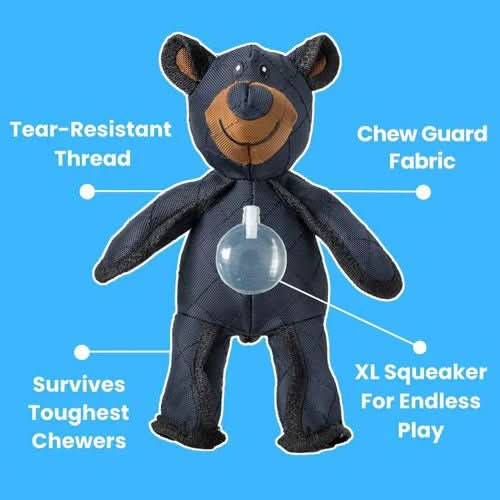 Juguete interactivo para perros PawPulse con chirriador para perros activos