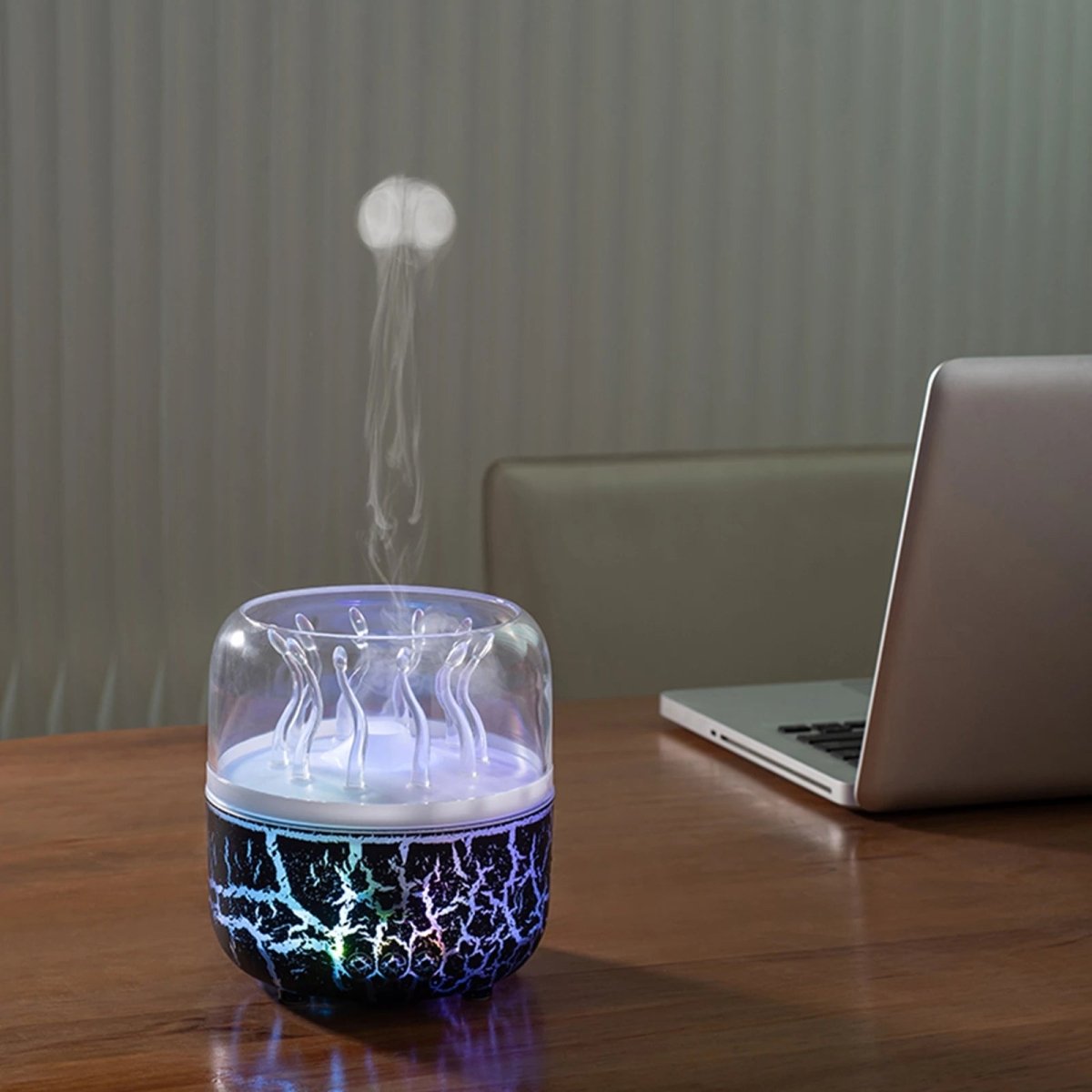 AquaNova Jellyfish Aroma Luftfugter 280ml med Timer til Soveværelsesafslapning