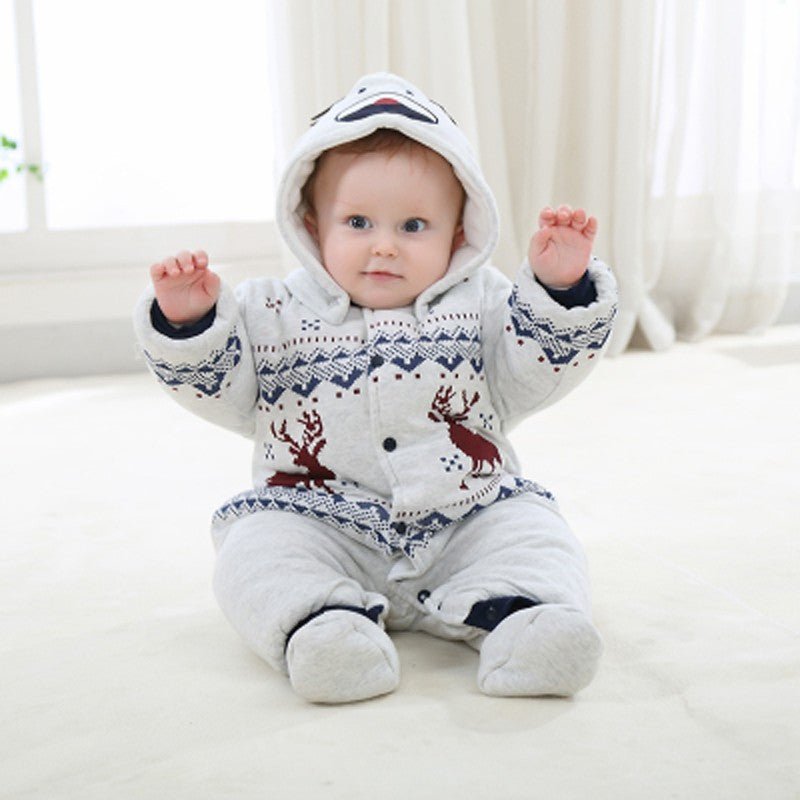 JoyNest baby vårjuleantrekk unisex mykt og pustende for fotoshoots