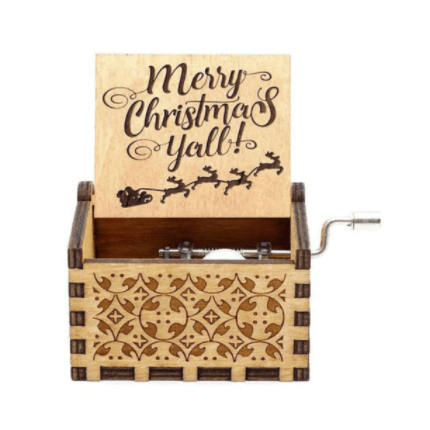 HearthGlow Christmas Music Box For Festive Decor With Cozy Melody For Home Lovers
