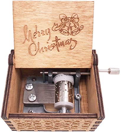 HearthGlow Christmas Music Box For Festive Decor With Cozy Melody For Home Lovers