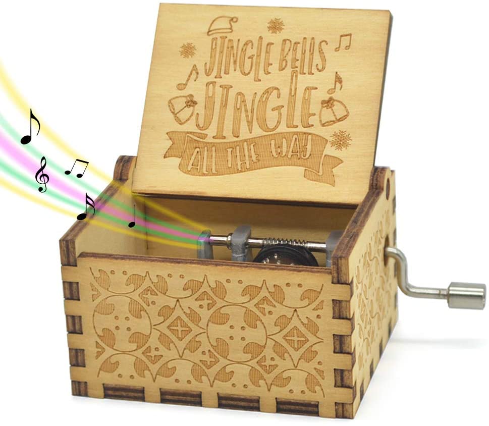 HearthGlow Christmas Music Box For Festive Decor With Cozy Melody For Home Lovers