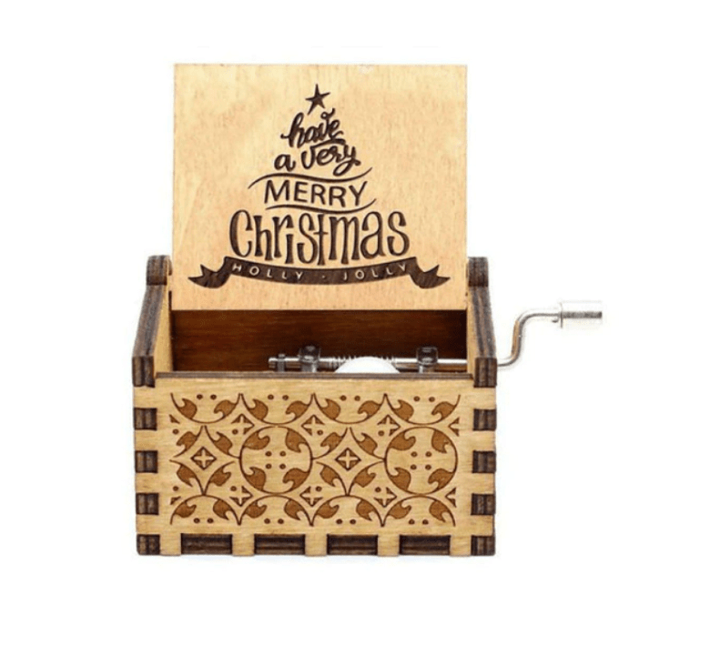 HearthGlow Christmas Music Box For Festive Decor With Cozy Melody For Home Lovers