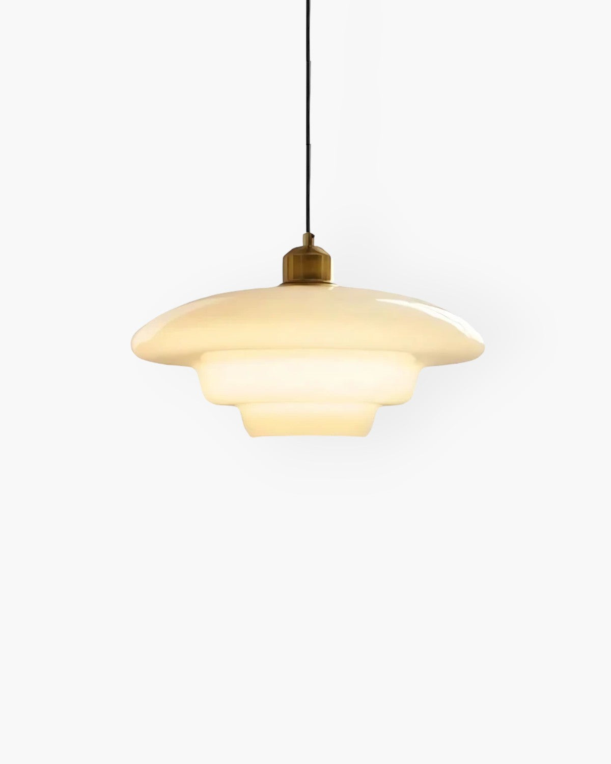 Luselle | Cloud-Shaped Pendant Light in Retro Opal Glass | Orntli