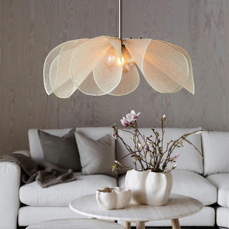 Hikari Bloom függeszték szöveternyővel és E27 LED izzóval