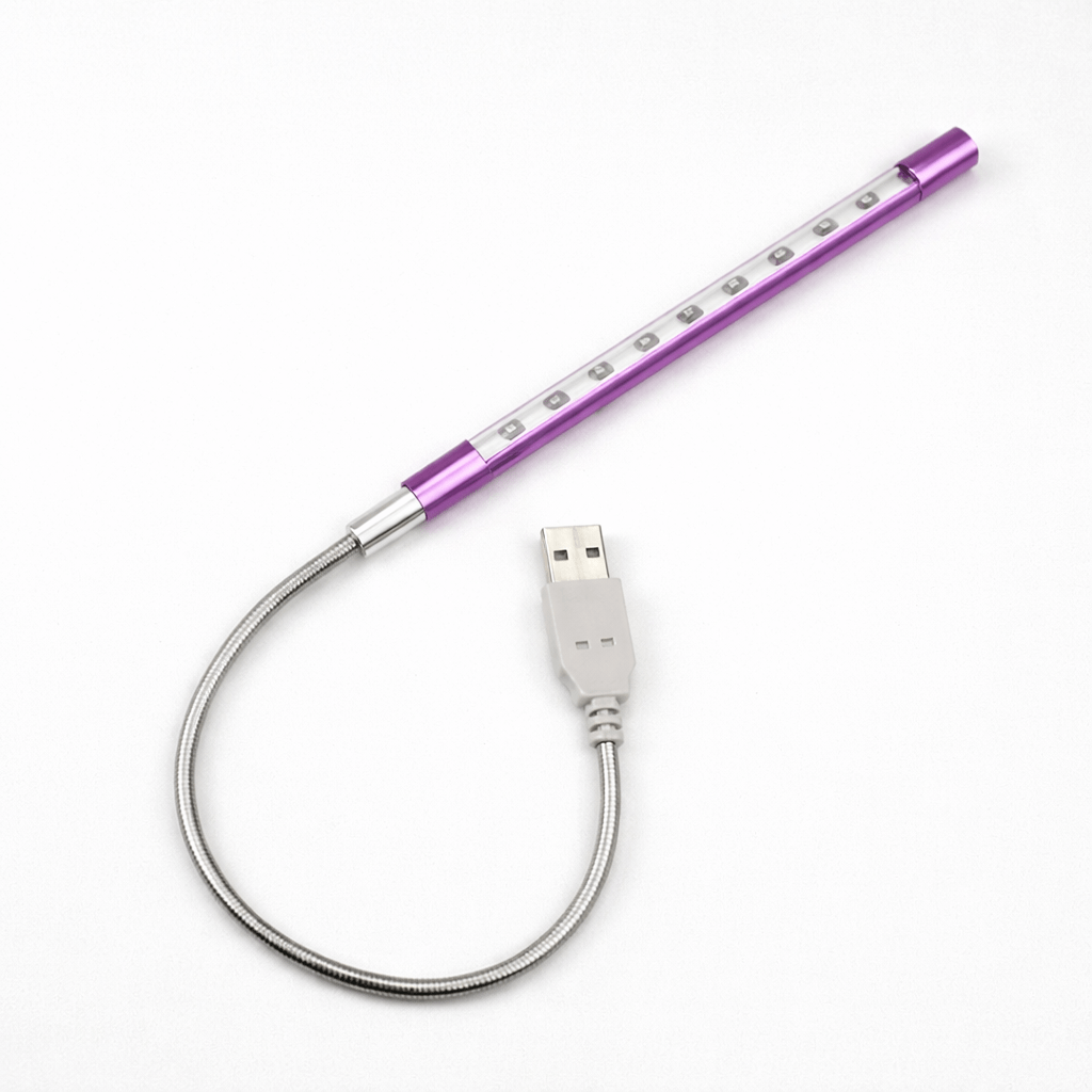 NoctiGlow Portable LED Keyboard Light for Night Owl Productivity