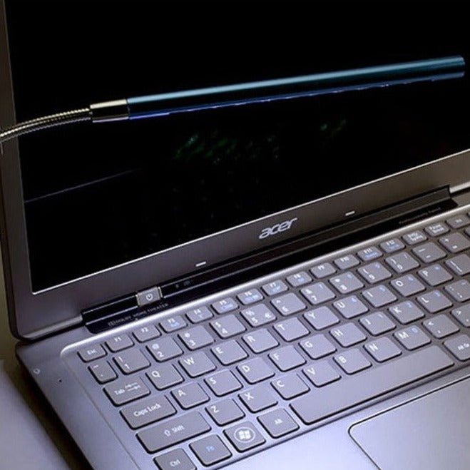 NoctiGlow Portable LED Keyboard Light for Night Owl Productivity