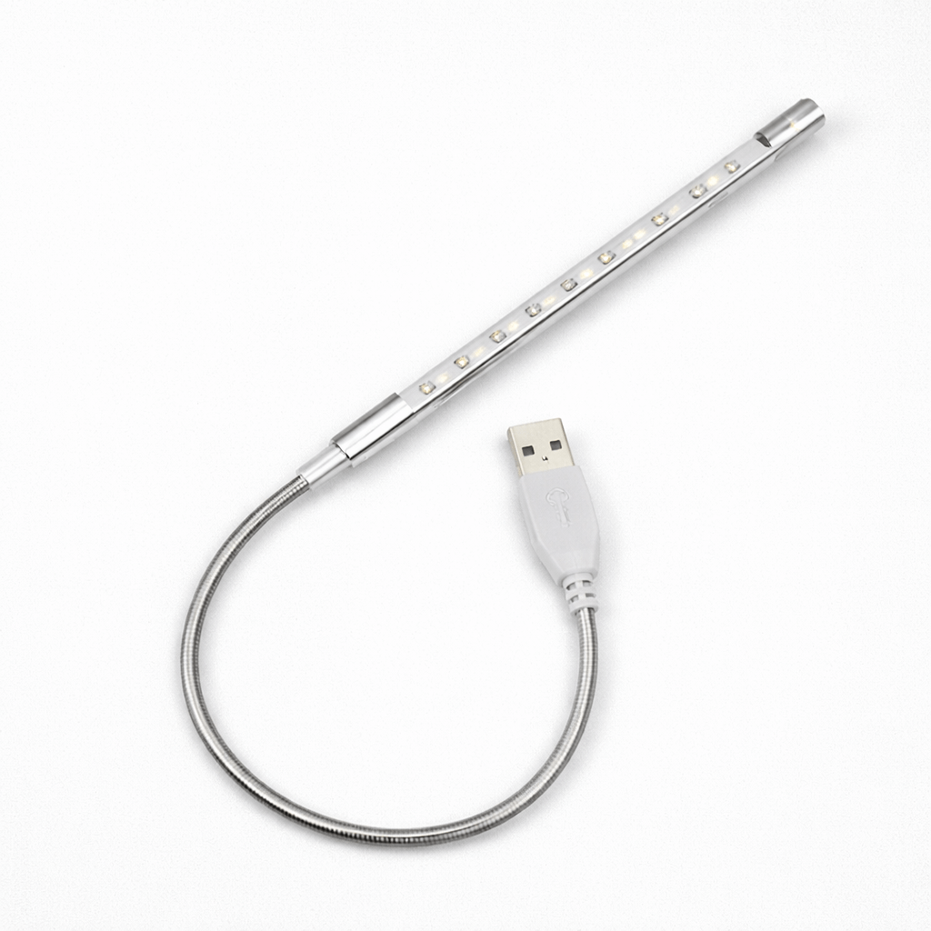 NoctiGlow Portable LED Keyboard Light for Night Owl Productivity