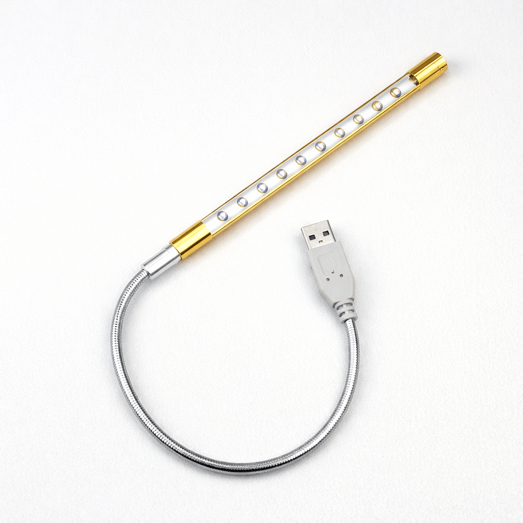 NoctiGlow Portable LED Keyboard Light for Night Owl Productivity
