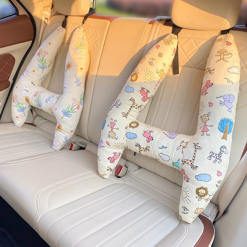 SnugVoyage Dětský Cestovní Polštářek na Krk Měkký a Příjemný na Kůži