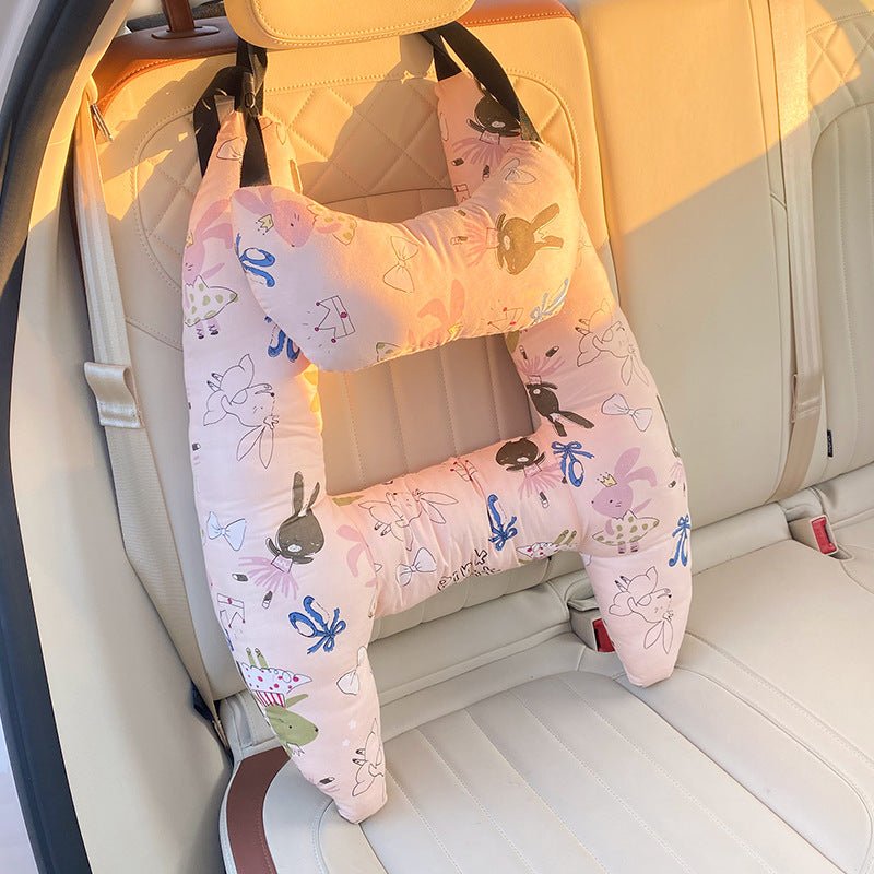 SnugVoyage Dětský Cestovní Polštářek na Krk Měkký a Příjemný na Kůži