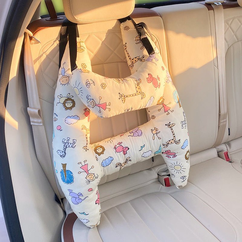 SnugVoyage Dětský Cestovní Polštářek na Krk Měkký a Příjemný na Kůži