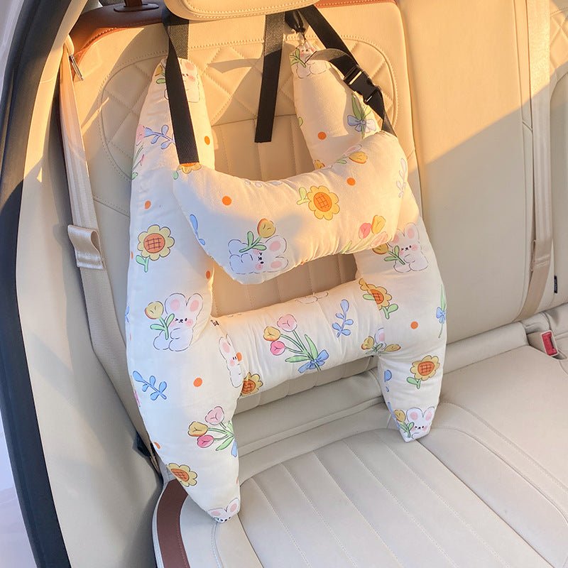 SnugVoyage Dětský Cestovní Polštářek na Krk Měkký a Příjemný na Kůži
