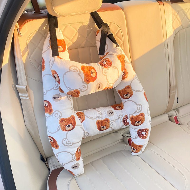 SnugVoyage Dětský Cestovní Polštářek na Krk Měkký a Příjemný na Kůži