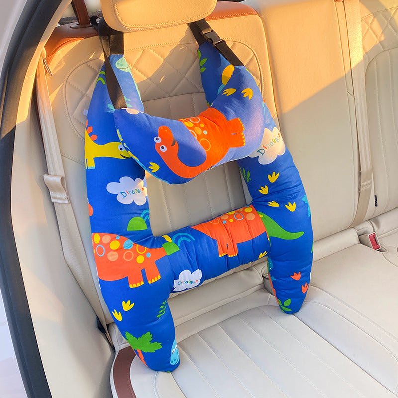 SnugVoyage Dětský Cestovní Polštářek na Krk Měkký a Příjemný na Kůži