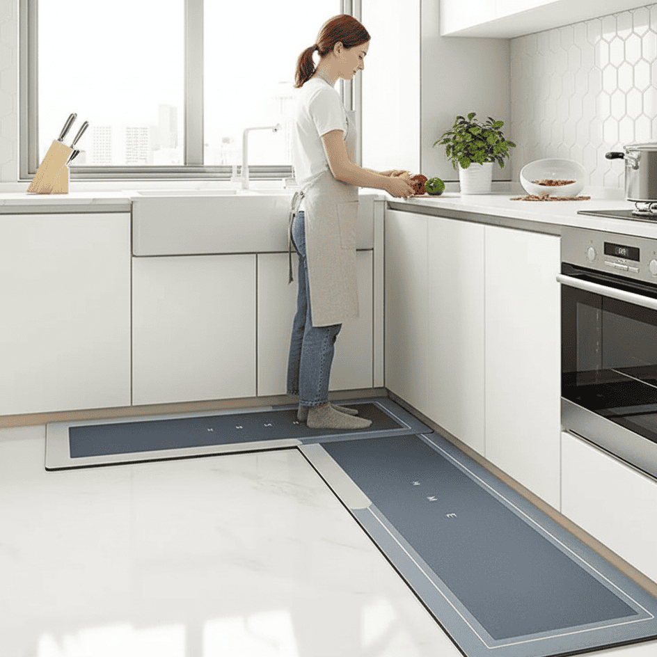 NovaGuard Water-Repellent Kitchen Mat Non-Slip Comfort For Busy Home Cooks
