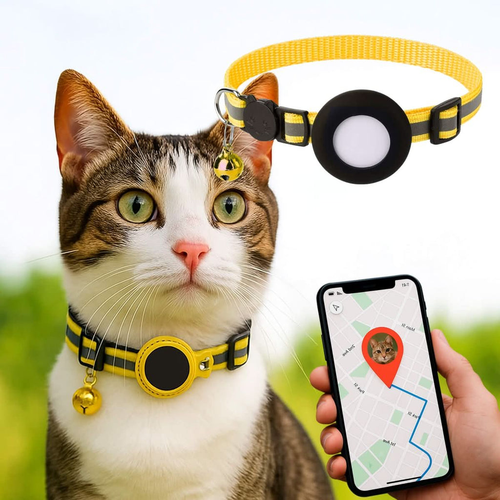 LumaGuard GPS-kattesele med reflekterende design for trygge utekatter