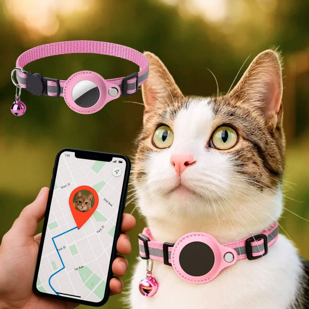 LumaGuard GPS-kattesele med reflekterende design for trygge utekatter