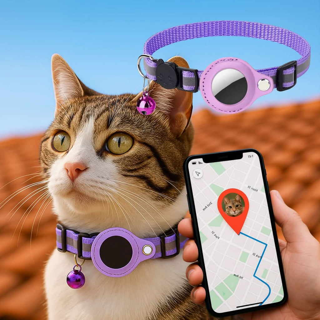 LumaGuard GPS-kattesele med reflekterende design for trygge utekatter