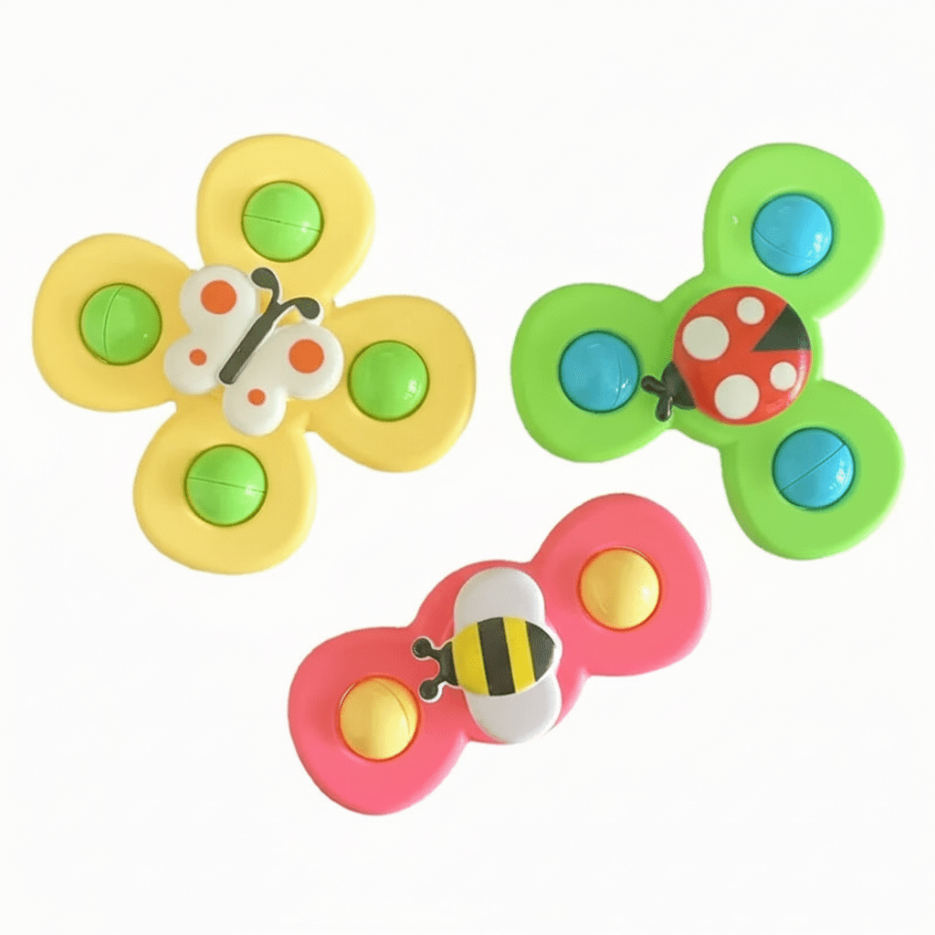 Beetle Buddies Fargerik Insekt Fidget Spinner for Barn Badelek og Læring
