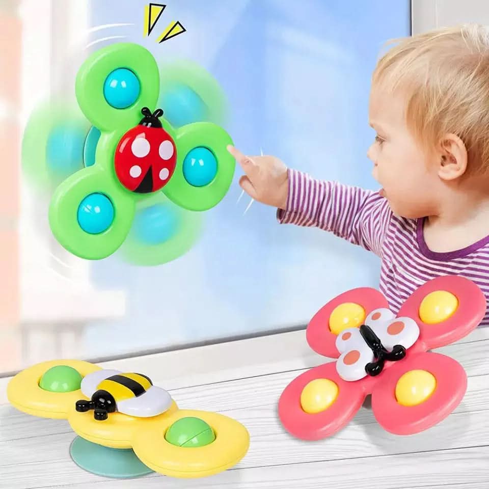 Beetle Buddies Fargerik Insekt Fidget Spinner for Barn Badelek og Læring