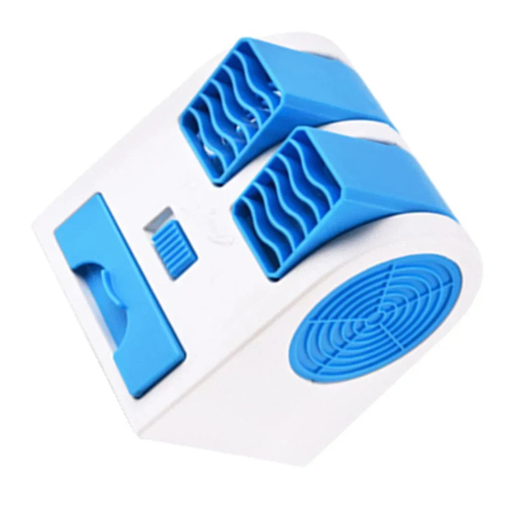 Přenosná USB klimatizace Coolbreeze s tichým provozem a dvojitým výstupem vzduchu