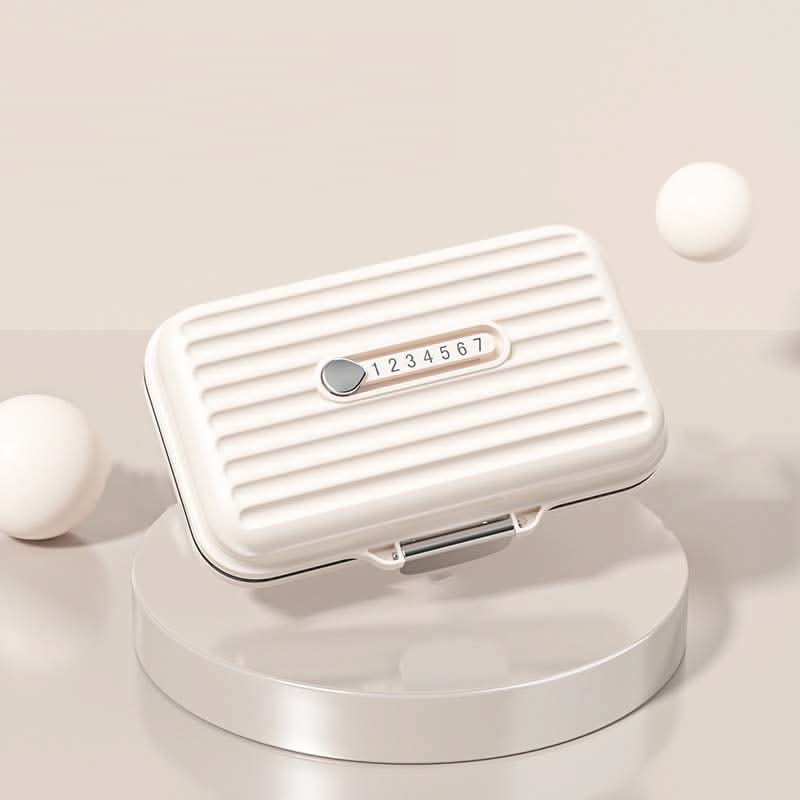 PillSafe Mini przenośne pudełko na tabletki z siedmioma przegródkami i potrójnym uszczelnieniem do użytku w podróży