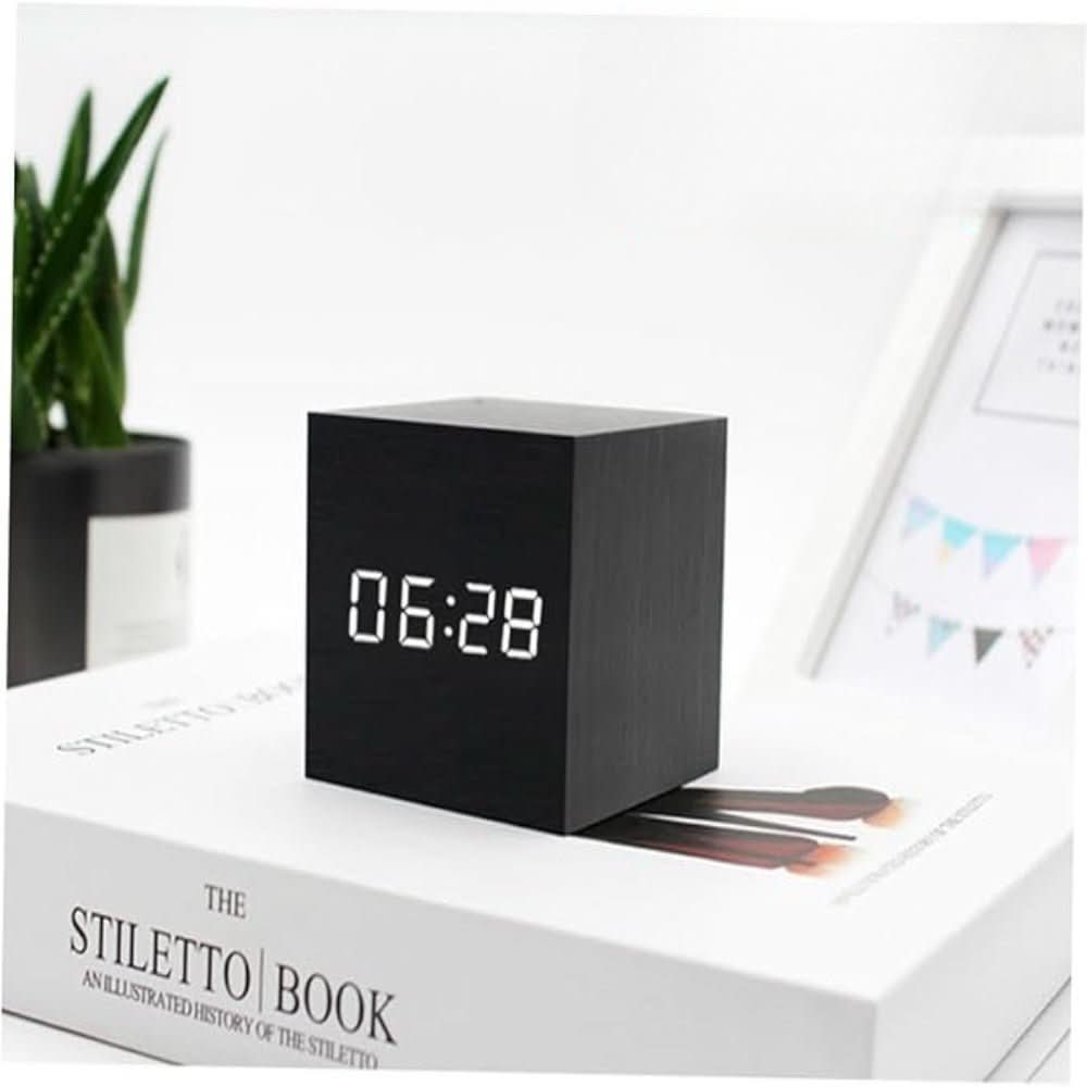 PulseTime Mini LED digital vekkerklokke for stilige rom