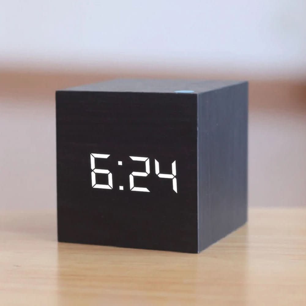 PulseTime Mini LED digital vekkerklokke for stilige rom