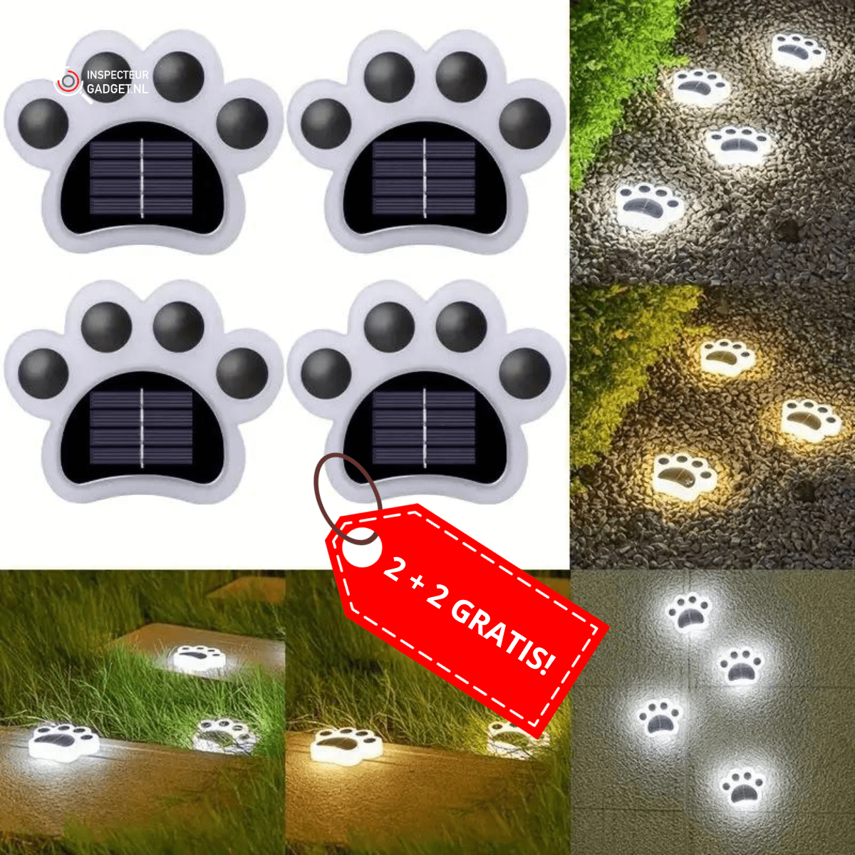 SunGlow solcelle hage lamper trådløs utendørsbelysning for miljøvennlig stemning