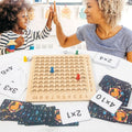Juego de aprendizaje de madera MathPlay para niños de 6 años en adelante que desarrolla habilidades matemáticas