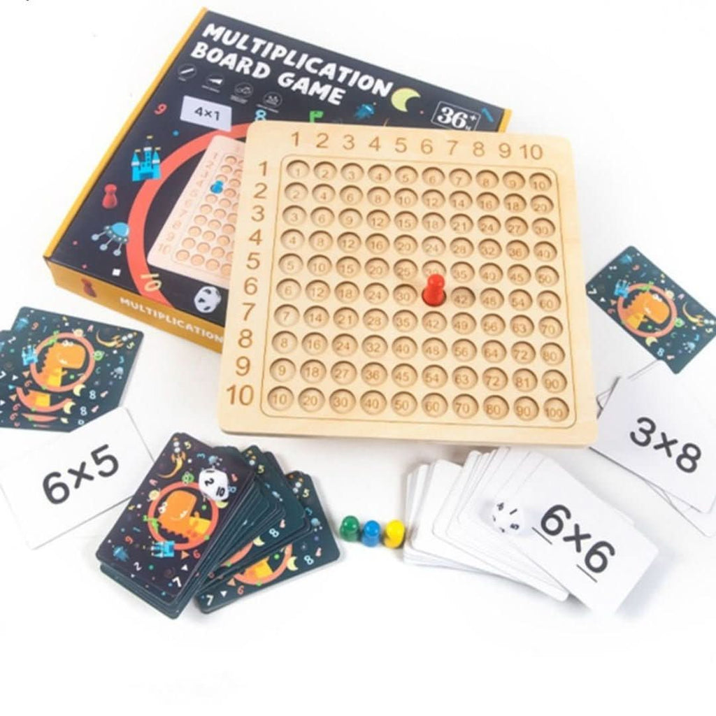 Juego de aprendizaje de madera MathPlay para niños de 6 años en adelante que desarrolla habilidades matemáticas