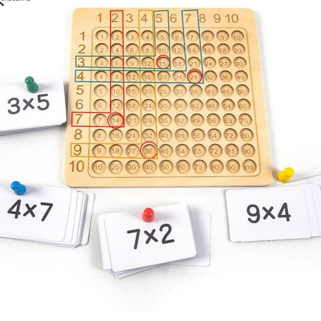 Juego de aprendizaje de madera MathPlay para niños de 6 años en adelante que desarrolla habilidades matemáticas
