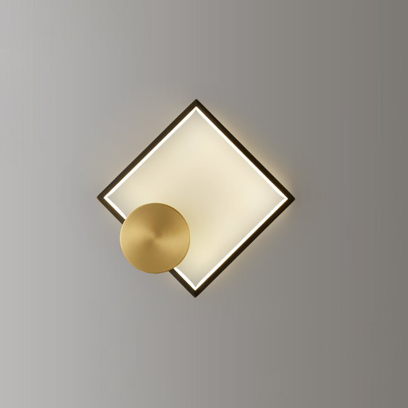 LumiForm | Slank Geometrisk Vegglampe for Moderne Rom