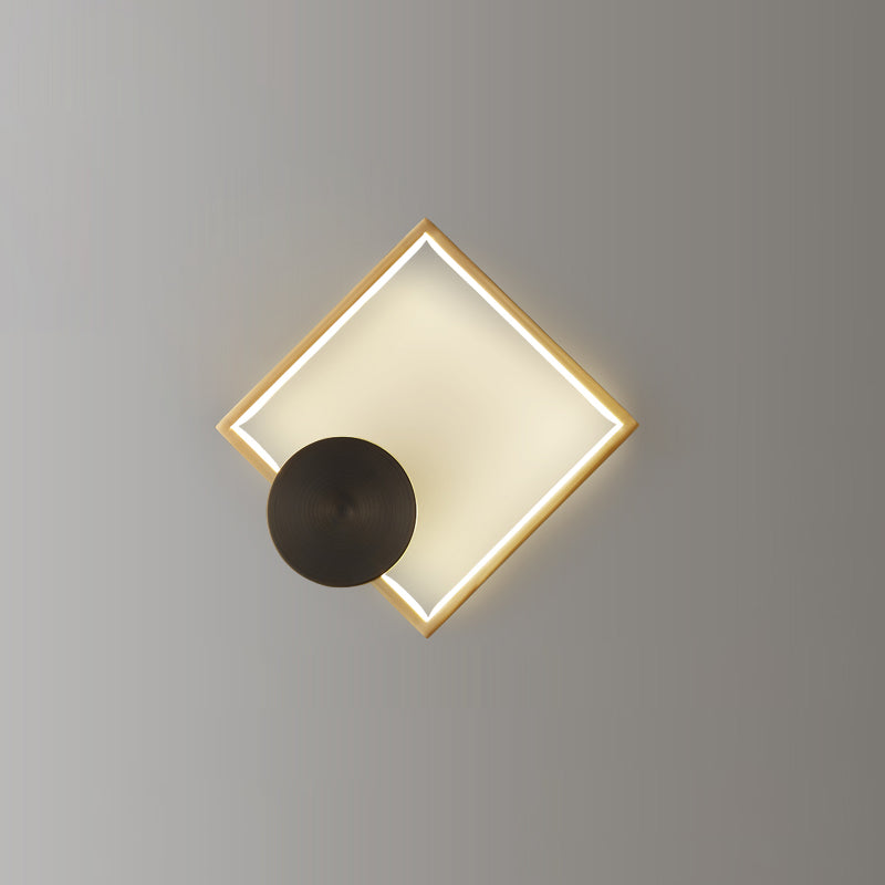 LumiForm | Slank Geometrisk Vegglampe for Moderne Rom