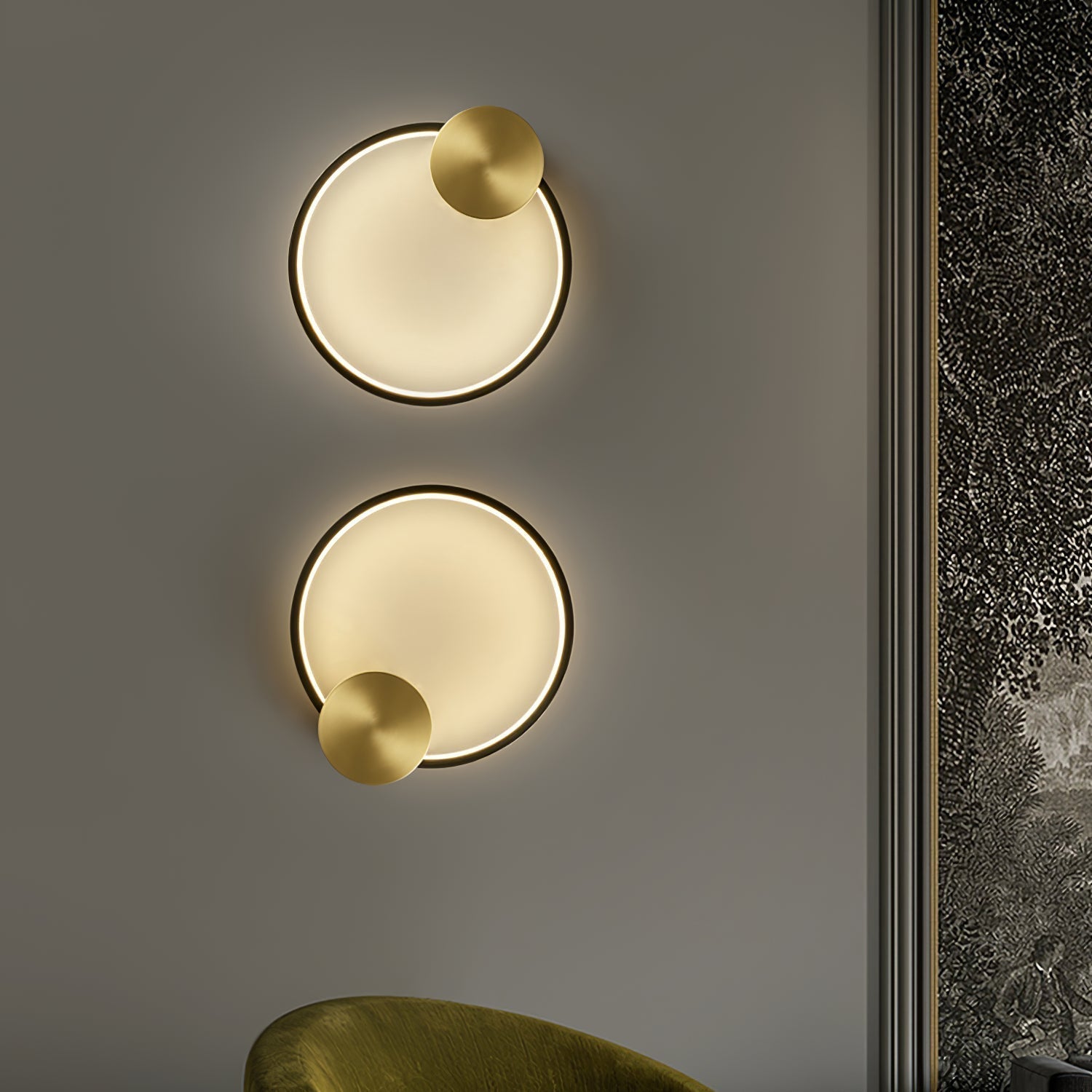 LumiForm | Slank Geometrisk Vegglampe for Moderne Rom