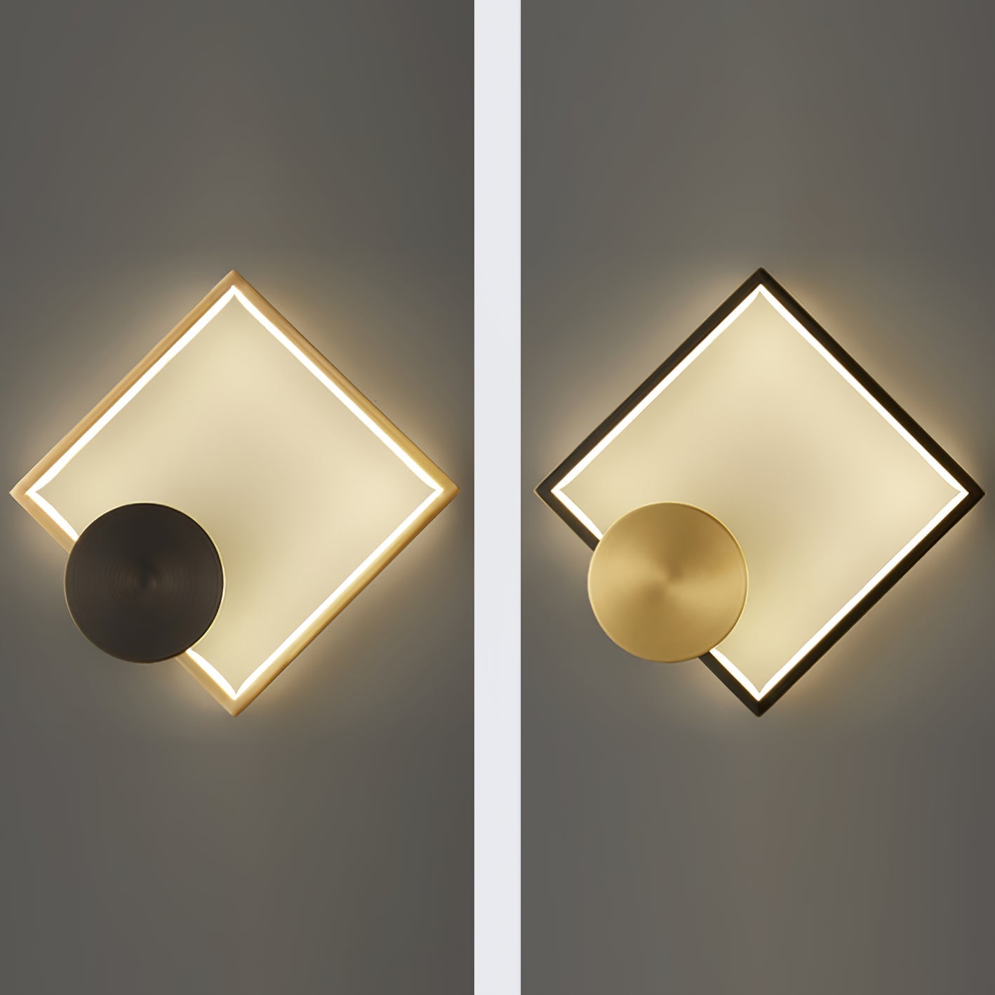 LumiForm | Slank Geometrisk Vegglampe for Moderne Rom
