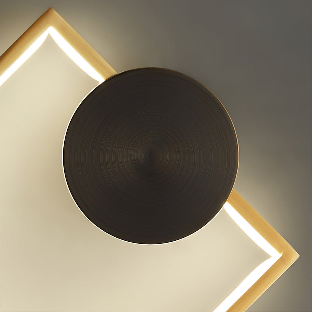 LumiForm | Slank Geometrisk Vegglampe for Moderne Rom