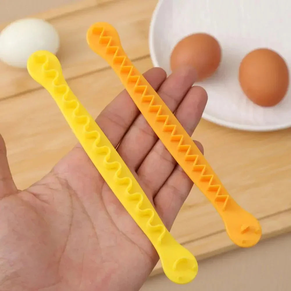 סט חותכי ביצים EGGJOY 2 חלקים לעיצוב ביצים יצירתי