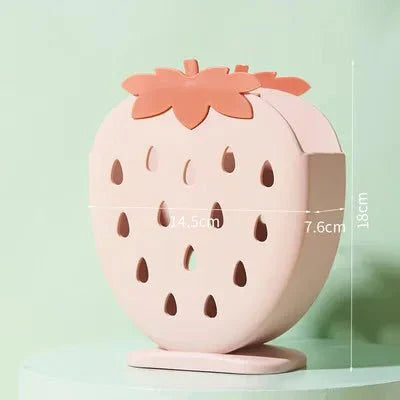 BERRYRACK Držák na kuchyňské náčiní a hůlky s motivem jahod