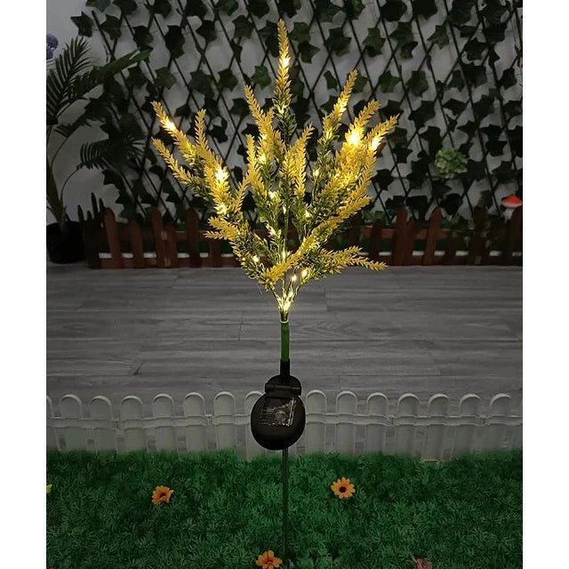 Lumières solaires RadiantLeaf Lavande, allumage automatique au crépuscule pour les amoureux d'un jardin romantique