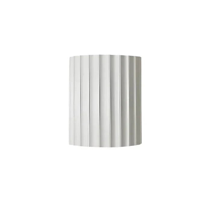 Candeeiro de Parede em Resina às Riscas com Luminária LED Individual para Ambiente