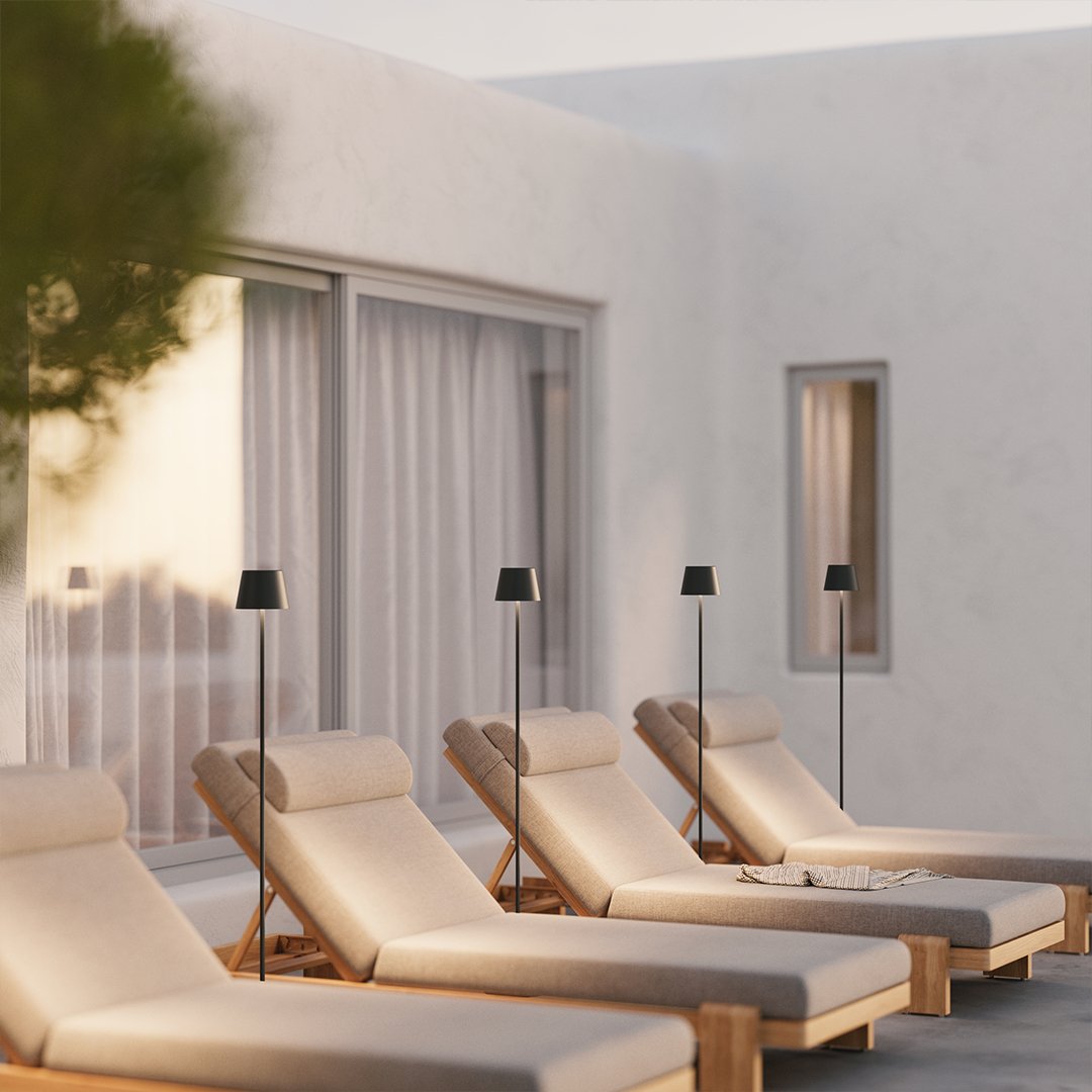 Aeronis LED Modular Floor Lamp With Adjustable Heights And Rechargeable Battery
