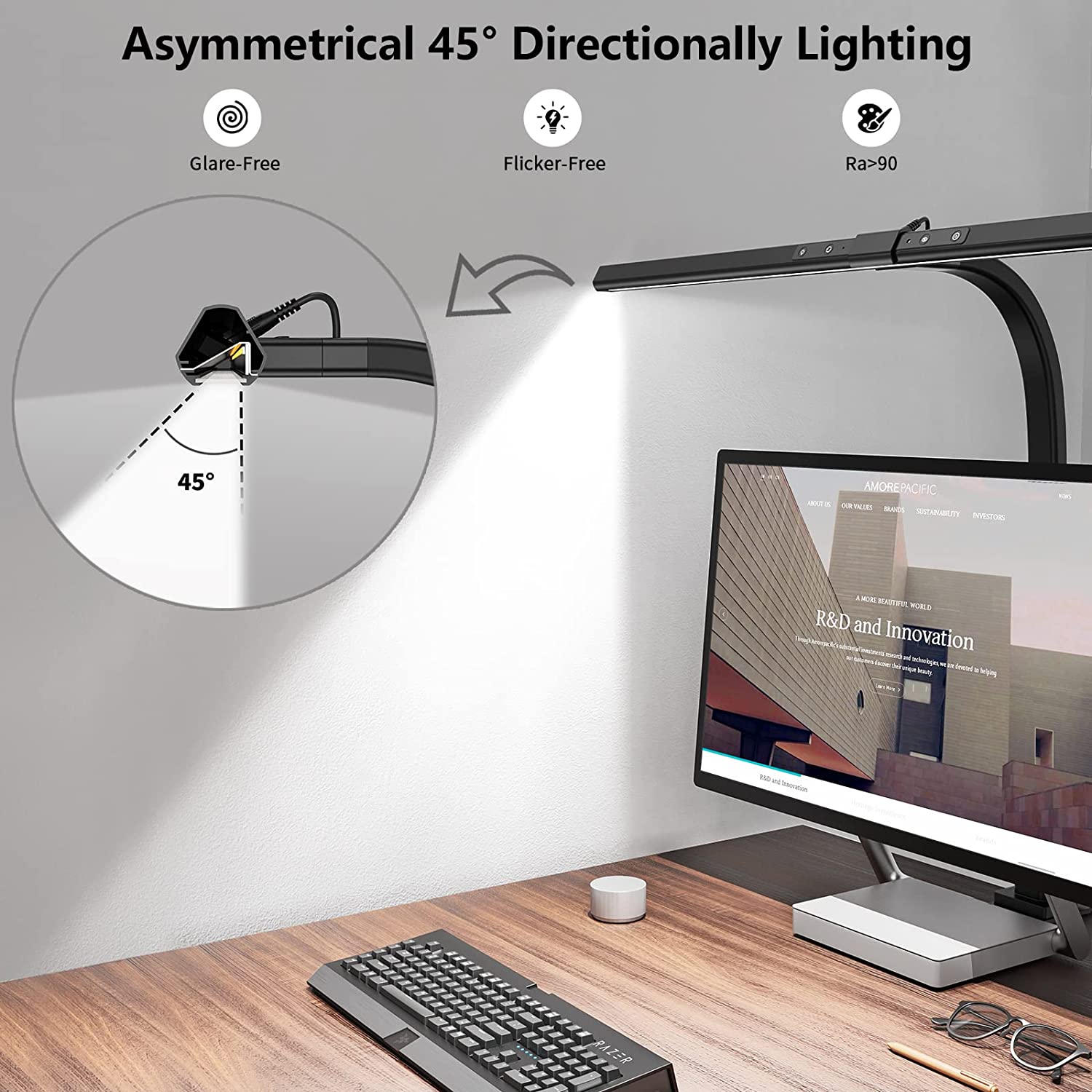 Architect Clamp Schreibtischlampe – Moderne LED-Beleuchtung für effizientes Arbeiten im Home Office