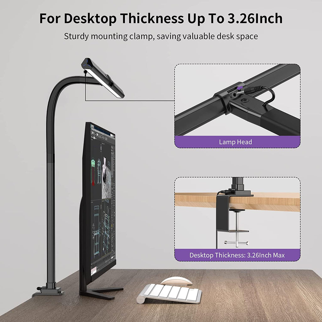 Architect Clamp Schreibtischlampe – Moderne LED-Beleuchtung für effizientes Arbeiten im Home Office