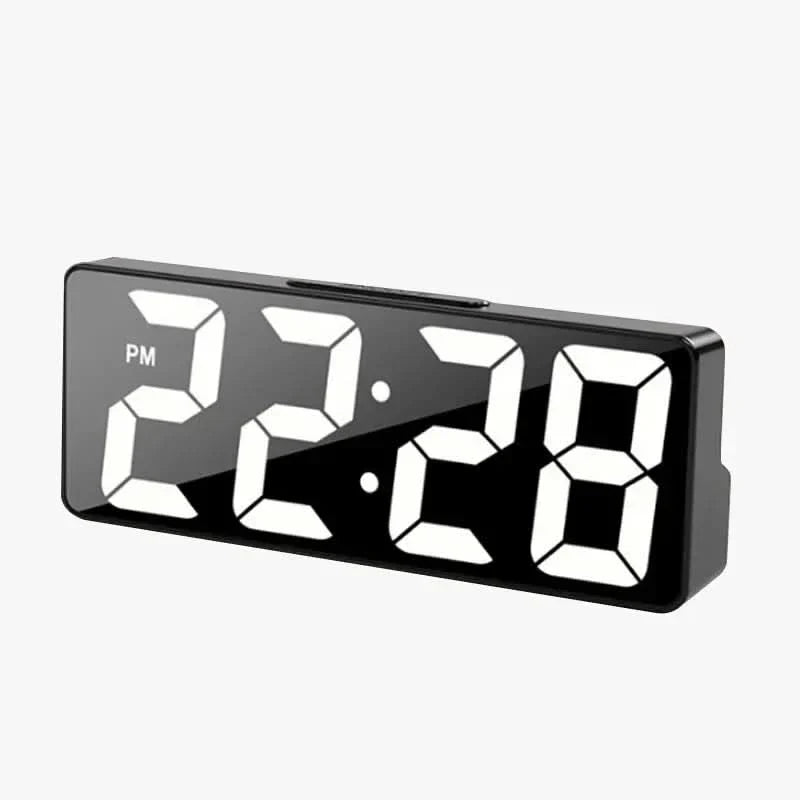 NovaTime LED digitális ébresztőóra hőmérséklet-kijelzővel éjjeliszekrényre