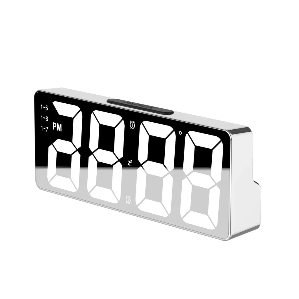 NovaTime LED digitális ébresztőóra hőmérséklet-kijelzővel éjjeliszekrényre